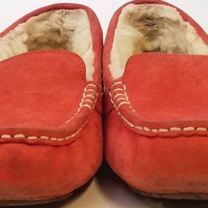 UGG Red Suede Ansley Moccasin